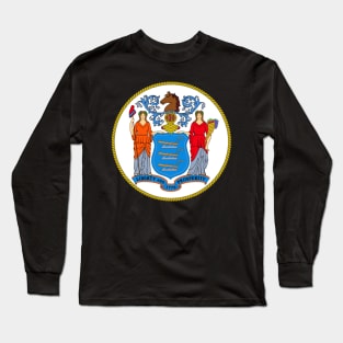 New Jersey Coat of Arms Long Sleeve T-Shirt